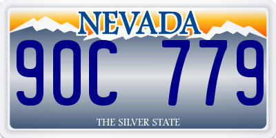 NV license plate 90C779