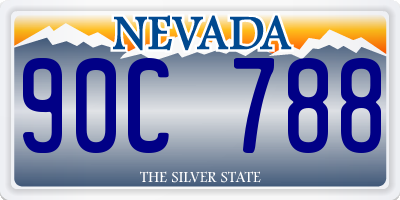 NV license plate 90C788