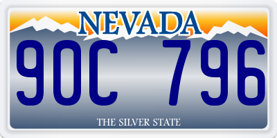 NV license plate 90C796