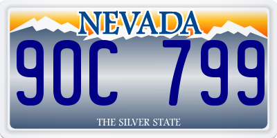 NV license plate 90C799