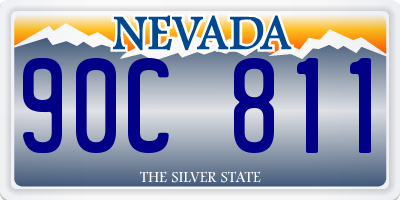 NV license plate 90C811