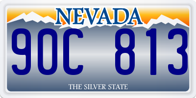 NV license plate 90C813