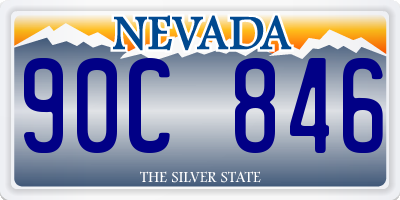 NV license plate 90C846