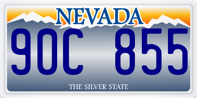 NV license plate 90C855