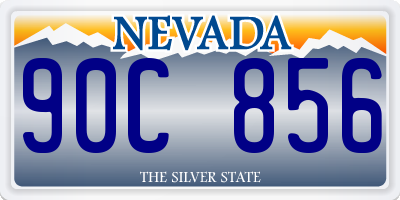 NV license plate 90C856