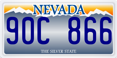 NV license plate 90C866