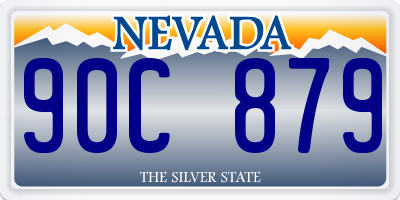 NV license plate 90C879