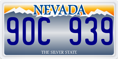 NV license plate 90C939