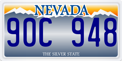 NV license plate 90C948