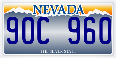 NV license plate 90C960