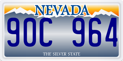 NV license plate 90C964