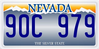 NV license plate 90C979