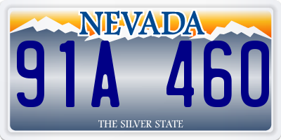 NV license plate 91A460