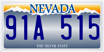 NV license plate 91A515