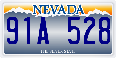 NV license plate 91A528