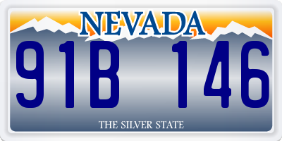 NV license plate 91B146