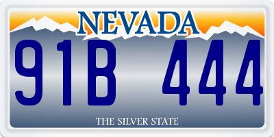 NV license plate 91B444