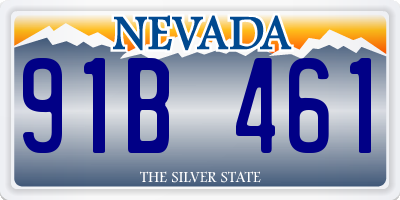 NV license plate 91B461