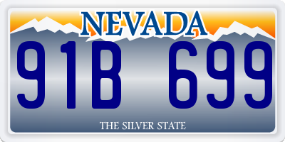 NV license plate 91B699
