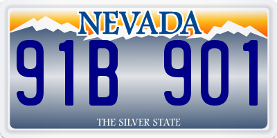 NV license plate 91B901