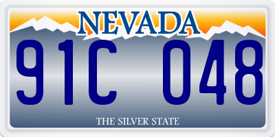 NV license plate 91C048