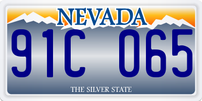 NV license plate 91C065