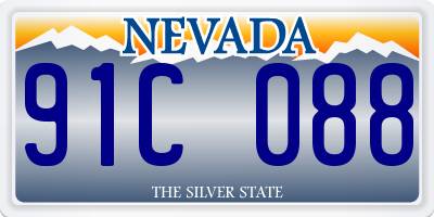 NV license plate 91C088