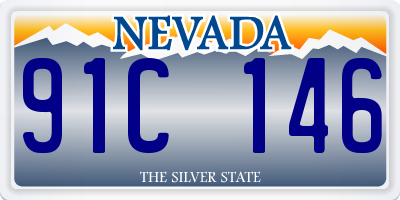 NV license plate 91C146