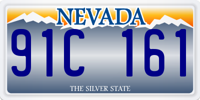 NV license plate 91C161