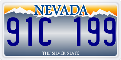 NV license plate 91C199