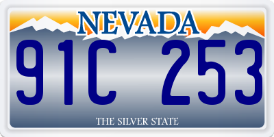 NV license plate 91C253