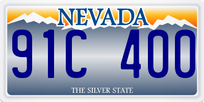 NV license plate 91C400