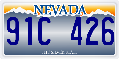 NV license plate 91C426