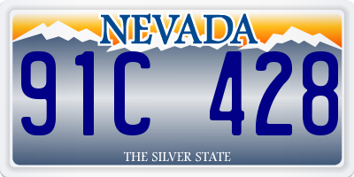 NV license plate 91C428