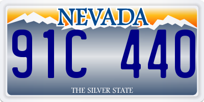 NV license plate 91C440