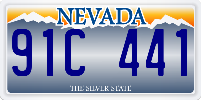 NV license plate 91C441