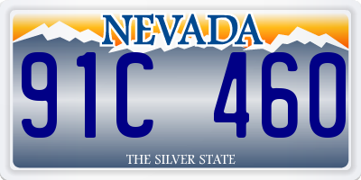 NV license plate 91C460