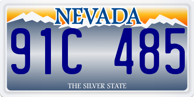 NV license plate 91C485