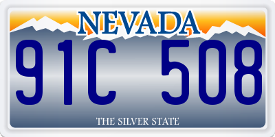 NV license plate 91C508