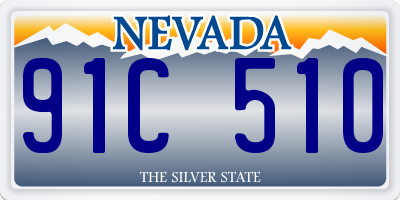 NV license plate 91C510