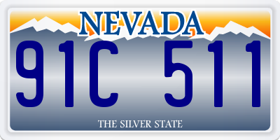 NV license plate 91C511