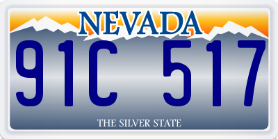 NV license plate 91C517