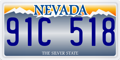 NV license plate 91C518