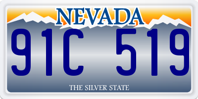 NV license plate 91C519