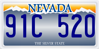 NV license plate 91C520