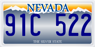 NV license plate 91C522