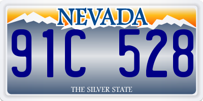 NV license plate 91C528