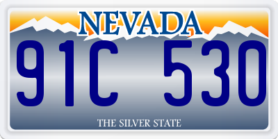NV license plate 91C530