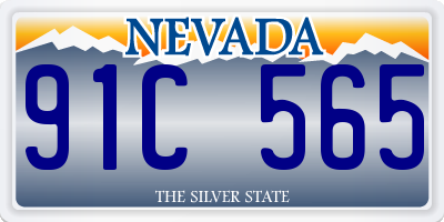 NV license plate 91C565