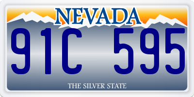 NV license plate 91C595